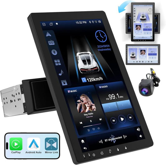 Haudio 10.1″ Rotatable Touch Screen Car Stereo