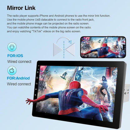 Haudio 10.1″ Rotatable Touch Screen Car Stereo