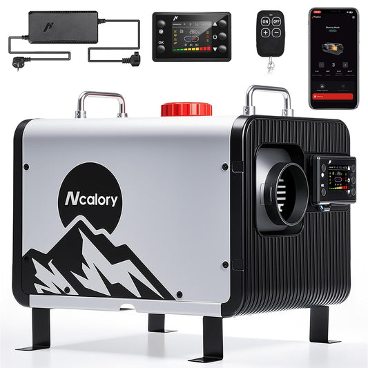 Upgraded 8KW Diesel Heater 12V/24V & AC, Top-Rated Brand for RV, Truck, Car & Campers
